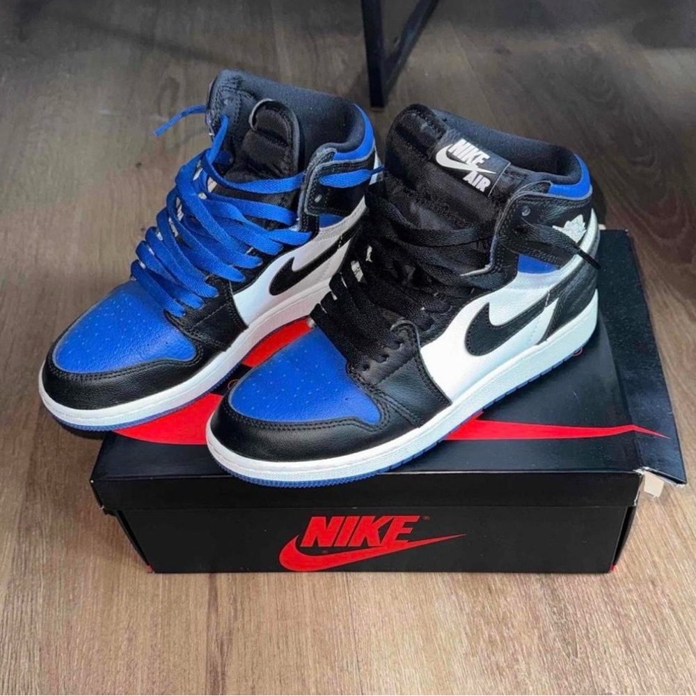 Nike Black and White High-Top Sneakers